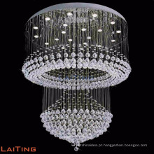 China manufactory Limpar candelabro de cristal gota de chuva para decoração lustre LT-92027